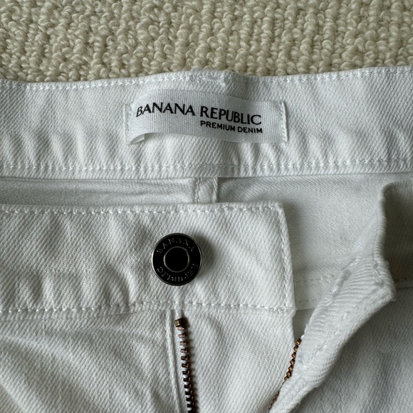 Banana Republic roll up white shorts size 29 - Picture 2 of 4